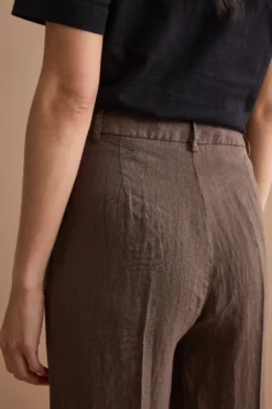 Pantalone Wide Leg in Lino - T.MORO