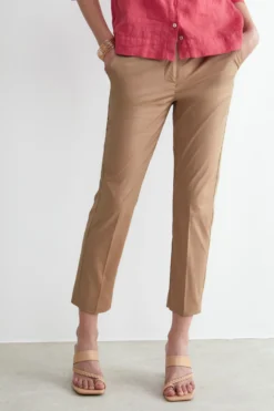 Pantaloni Capri con Tasche - KAKI