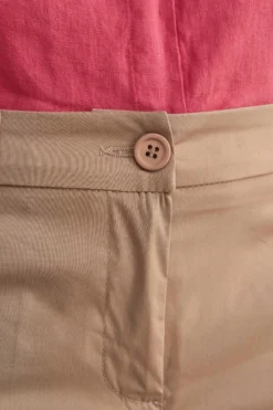 Pantaloni Capri con Tasche - KAKI