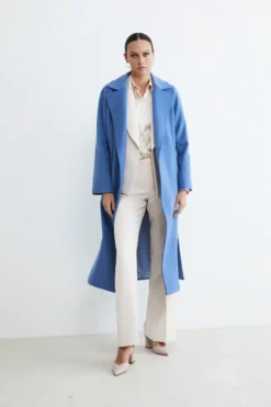 Pantaloni eleganti a zampa - AVORIO