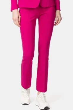 Pantaloni in jersey palazzo - FUXIA