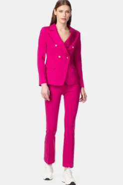 Pantaloni in jersey palazzo - FUXIA