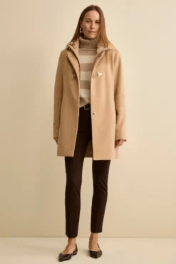Pantaloni slim in jersey - MARRONE
