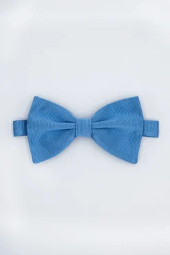 Papillon Elegante in Seta - AZZURRO