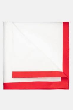 Pochette bordo colorato - BIANCO/ROSSO