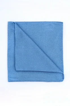 Pochette Elegante in Seta - AZZURRO