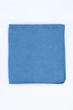 Pochette Elegante in Seta - AZZURRO
