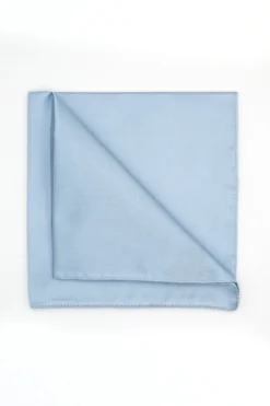 Pochette in Pura Seta - AZZURRO