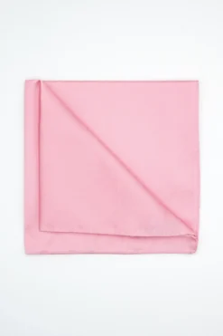 Pochette in Pura Seta - ROSA