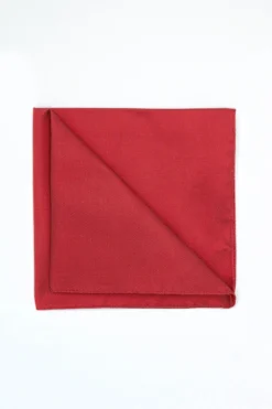 Pochette in Pura Seta - ROSSO