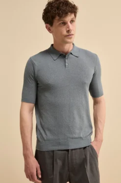Polo bouclè in spugna - JEANS
