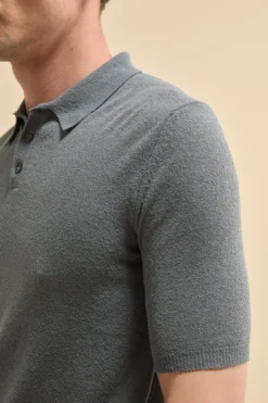 Polo bouclè in spugna - JEANS
