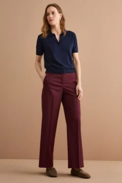 Polo Derby Mezza Manica in Cotone - BLU