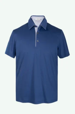 Polo Jersey Mezza Manica in Filo di Scozia - ROYAL