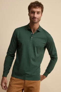 Polo Piquet in Filo di Scozia - VERDE