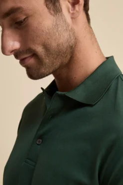 Polo Piquet in Filo di Scozia - VERDE