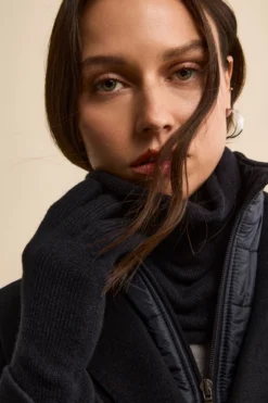 Scaldacollo in cashmere - BLU MARINE