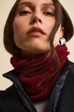 Scaldacollo in cashmere - BORDEAUX