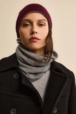 Scaldacollo in cashmere - GRIGIO MEDIO