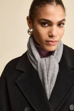 Sciarpa in cashmere - GRIGIO MEDIO