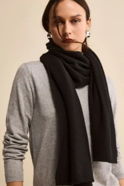 Sciarpa in cashmere - NERO