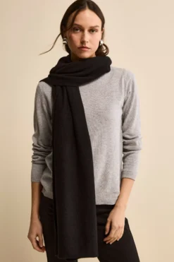 Sciarpa in cashmere - NERO