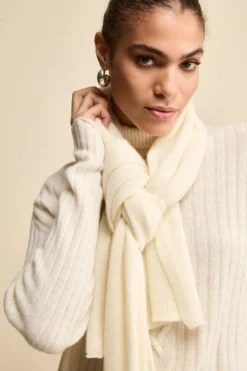 Sciarpa in cashmere - PANNA