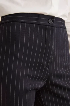Tailleur Doppiopetto a Righe - BLU GESSATO