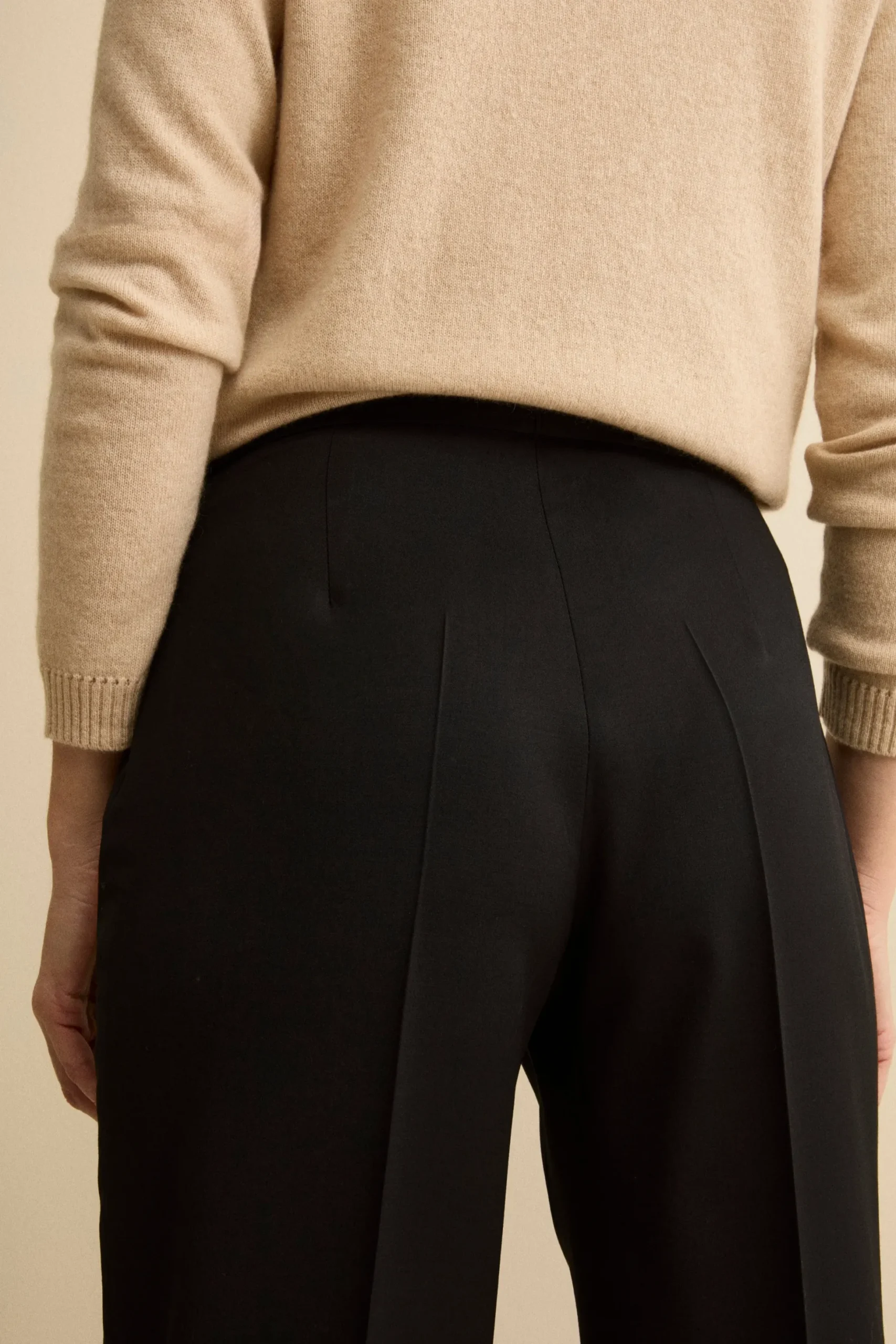 Tailleur in Lana Vergine Doppiopetto - NERO