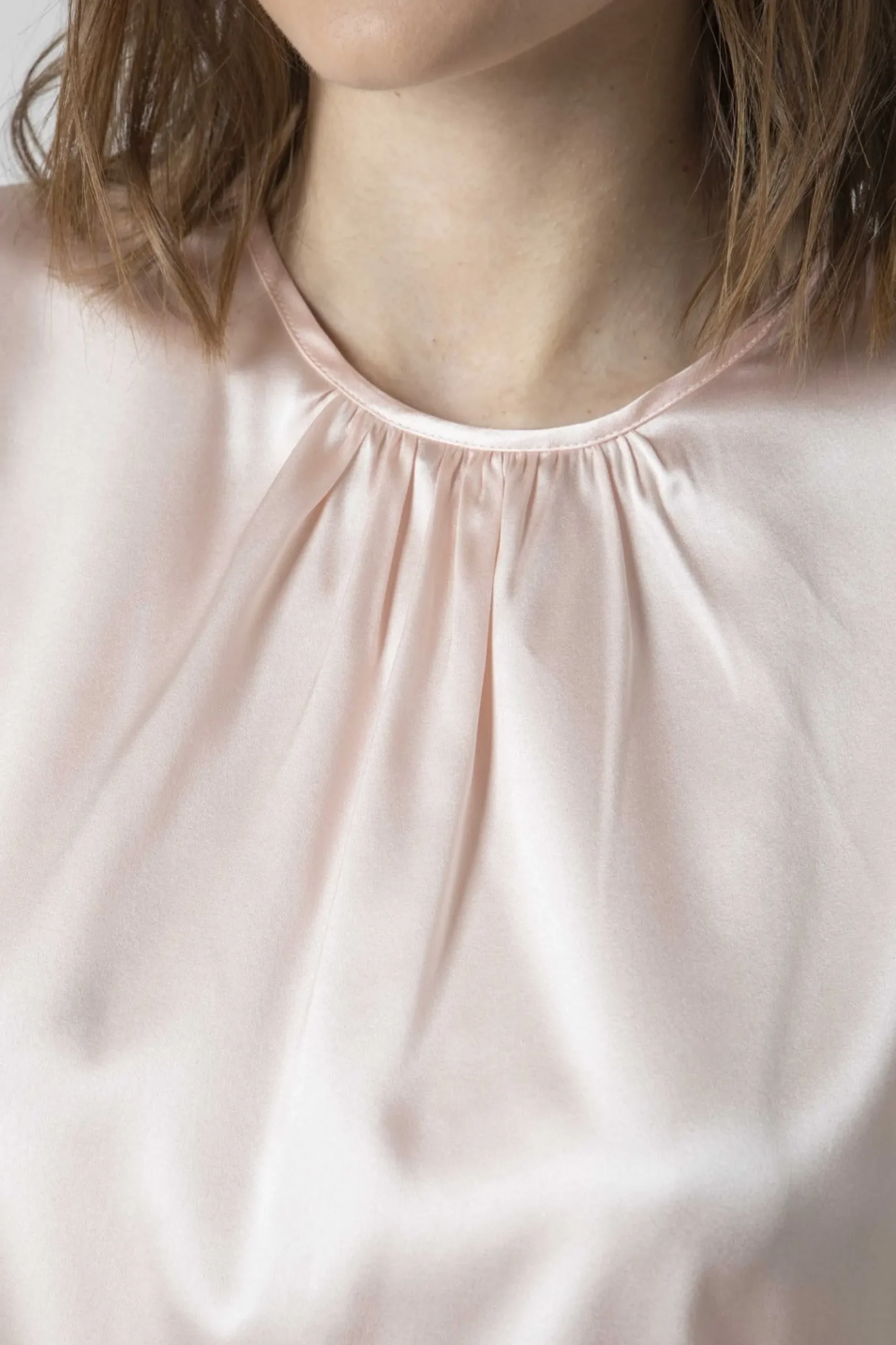 Top in seta - ROSA