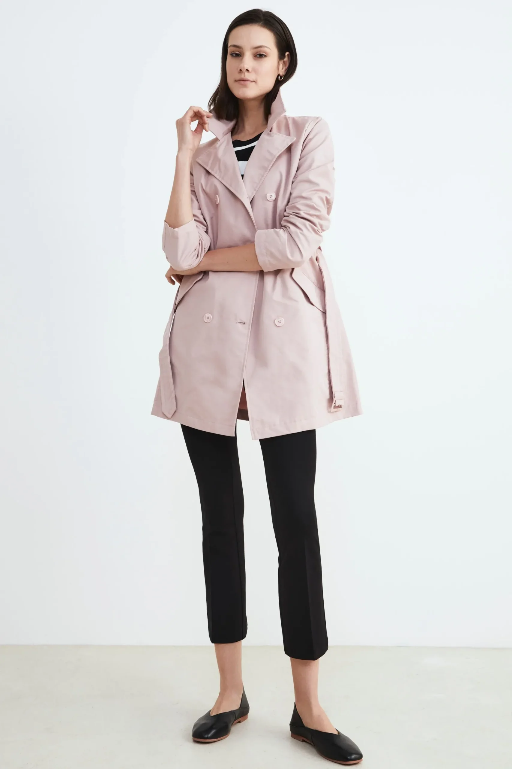 Trench donna elegante - ROSA