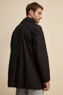 Trench Impermeabile con Pettorina - NERO
