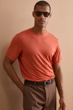 T-Shirt Regular Fit in Lana Merino - RUGGINE