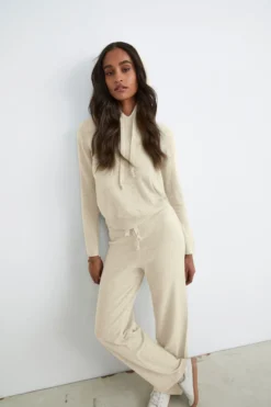Tuta in cashmere - PANNA