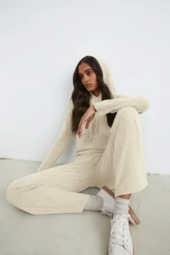 Tuta in cashmere - PANNA
