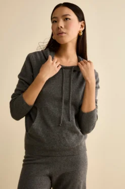 Tuta Morbida in cashmere - GRIGIO